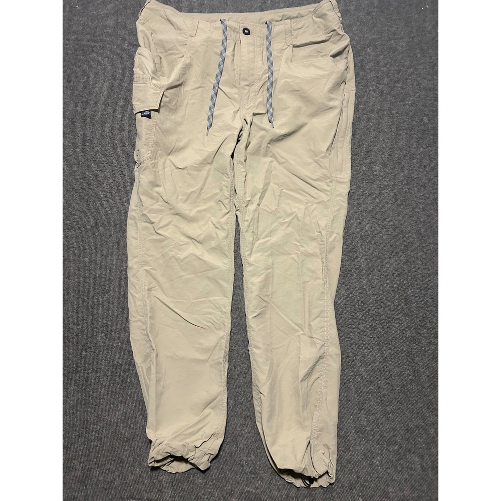 Aftco cargo pants lightweight mens beige outdoors fishing size 36 performance